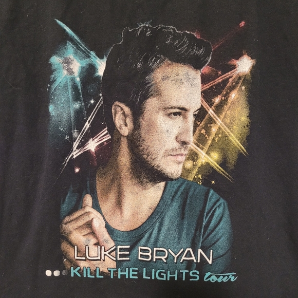Luke Bryan Kill the Lights Tour Shirt Small Country Concert Tee 2016 - Picture 3 of 5
